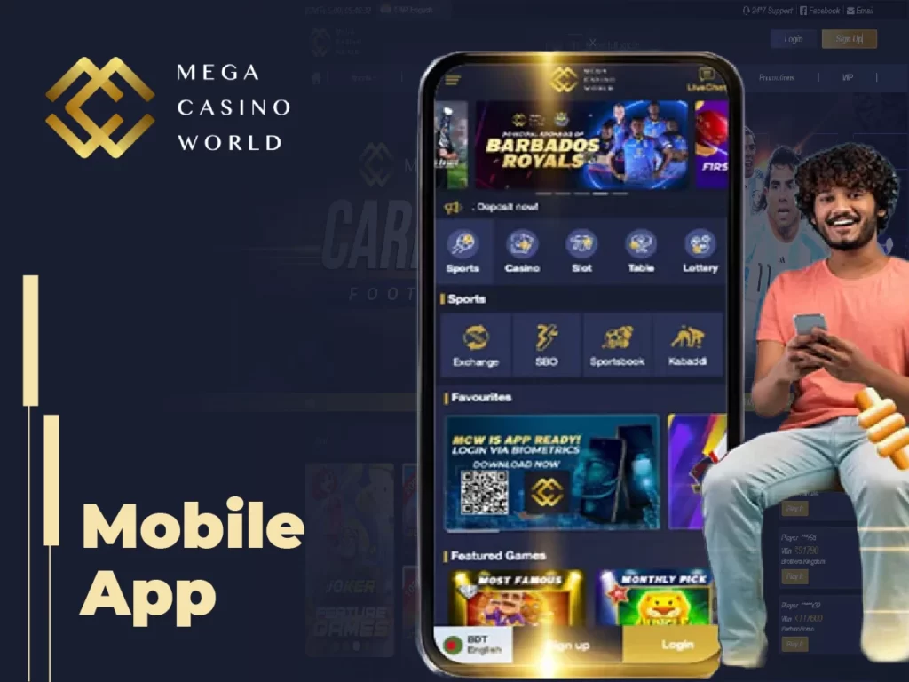 Explore a Variety of Games on the MCW App.